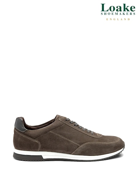 Loake Grey Suede Trainers (H20048) | €260