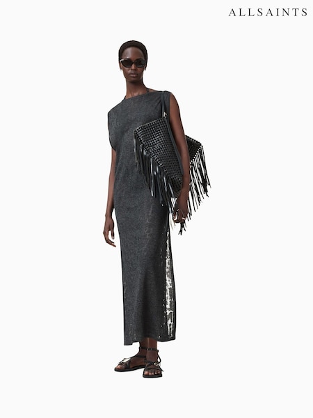 AllSaints Grey Kaito Dress (H20176) | 9,553 UAH