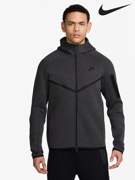 Nike Black Tech Fleece Full-Zip Windrunner Hoodie (H20199) | €146