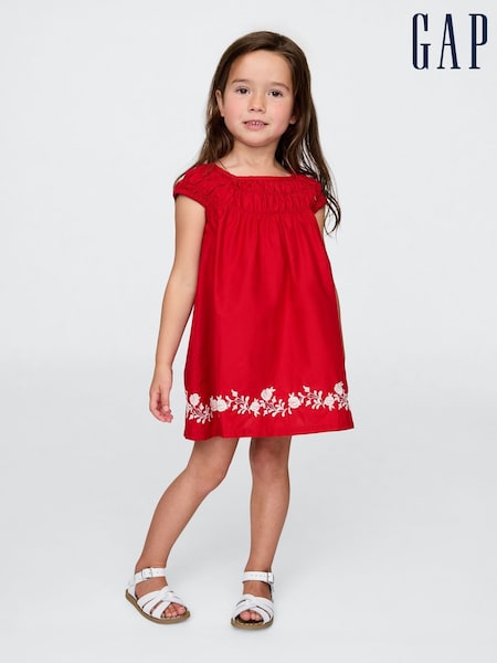 Gap Smocked Puff-Sleeve Dress (6mths-5yrs) (H20290) | €39