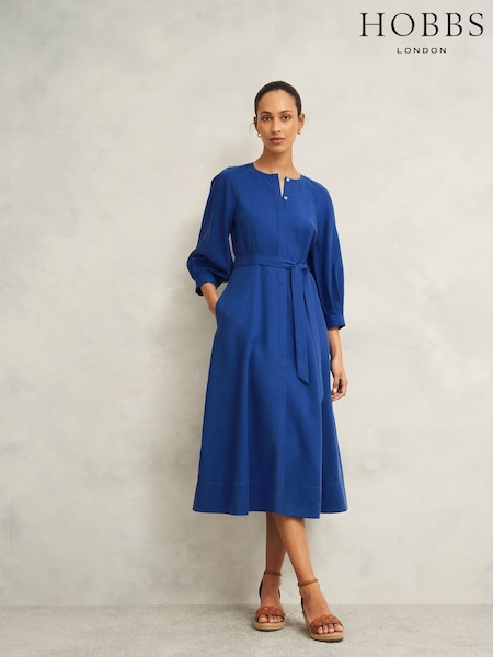 Hobbs Blue Una Dress (H20334) | 737 QAR