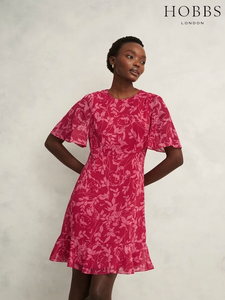 Hobbs Pink Iona Dress (H20346) | €198