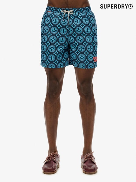Superdry Tile Print Swim Shorts (H20405) | ‏201‏₪