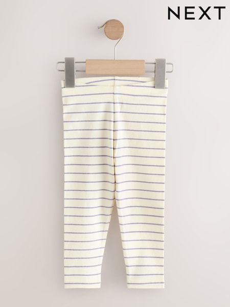 Blue Stripe Plain Leggings (3mths-7yrs) (H20810) | €6 - €7.50