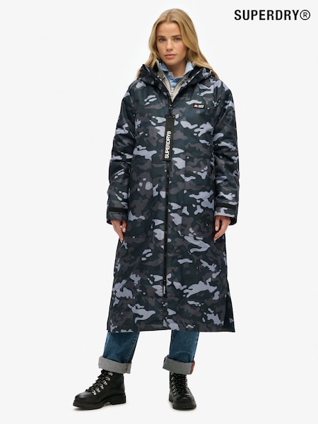 Superdry Blue Windbreaker Logo Changing Robe (H20899) | ₪629