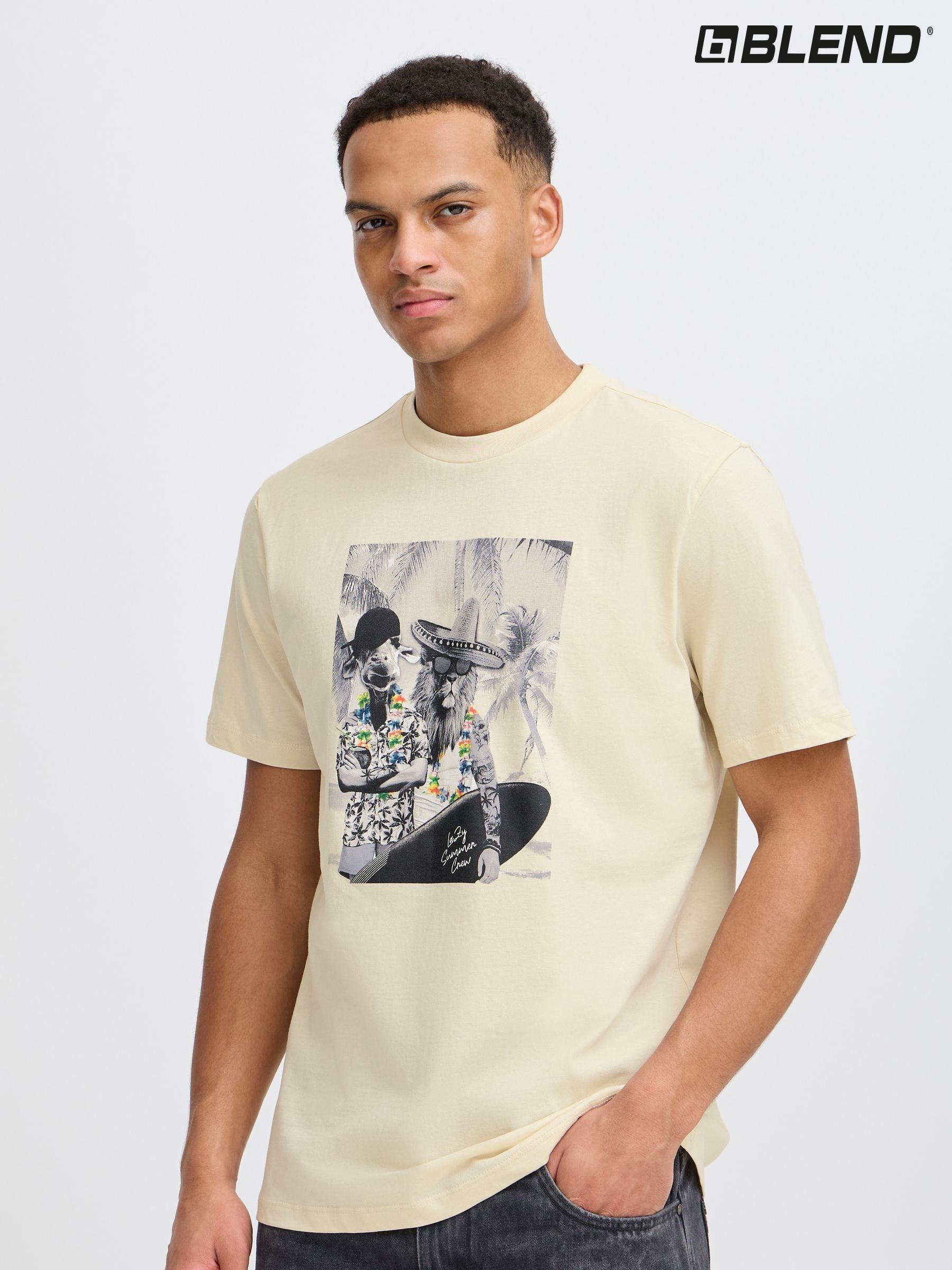 【PARTIMENTO】 MIX DOT ALL-OVER PRINTED SHORT SLEEVE TEE MIX DOT ALL-OVER PRINTED SHORT SLEEVE TEE_TEAL - 감도 깊은