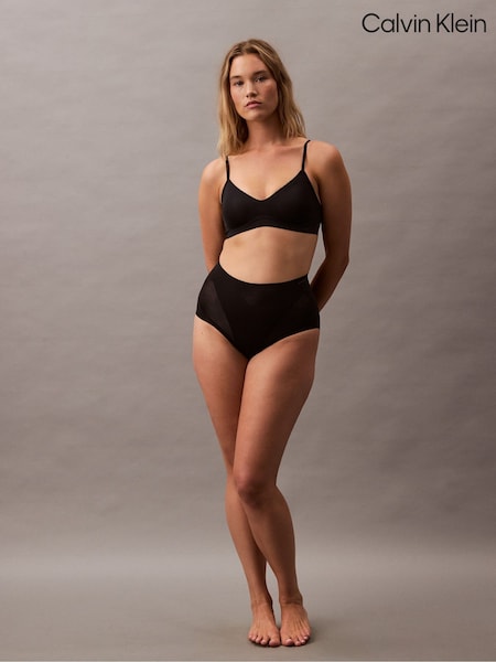 Calvin Klein Black Stay Put Stretch knickers (H21090) | $82