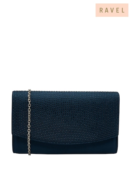 Ravel Blue Clutch Bag with Chain (H21158) | €64