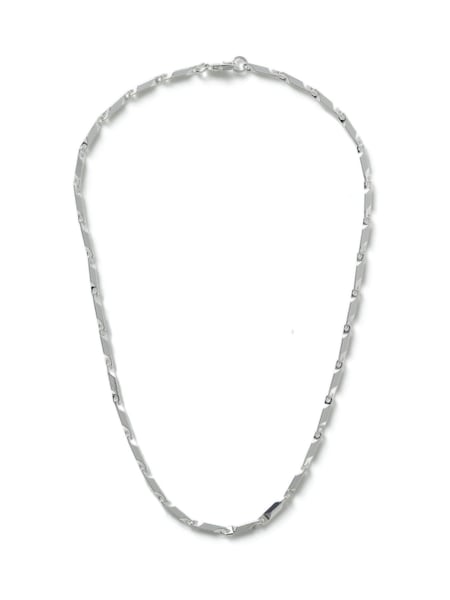 DCK Mens Silver Tone Premium Plated Diamond Chain Necklace (H21166) | ‏126‏₪