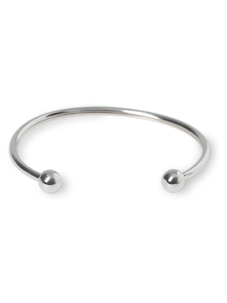 DCK Mens Silver Tone Stainless Steel Ball Cuff Bracelet (H21167) | ‏124 ر.ق.