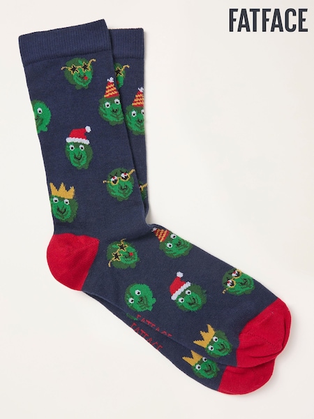 FatFace Navy Sprout Socks (H21201) | € 12