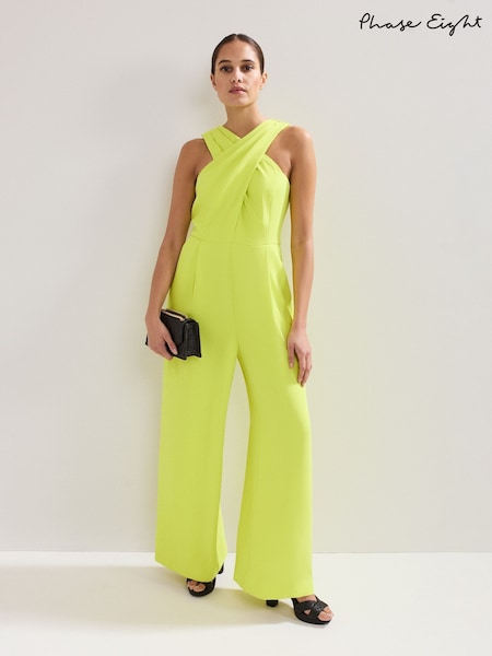 Phase Eight Yellow Giorgia Jumpsuit (H21357) | OMR81