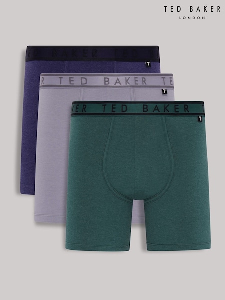 Ted Baker Blue Midnight Sail Weathervane Trekking Boxer Briefs 3 Pack (H21615) | €56