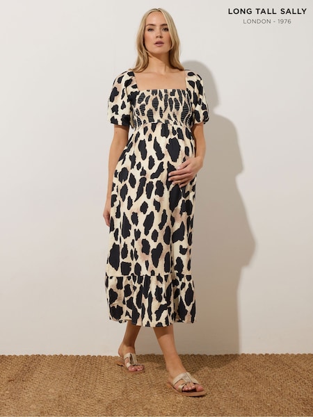 Long Tall Sally Large Maternity Animal Print Midaxi Dress (H21673) | €52