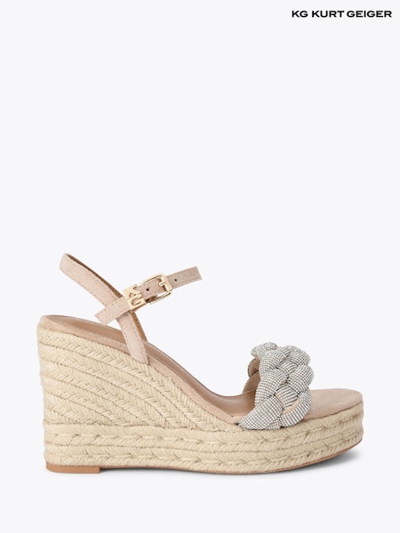 KG Kurt Geiger Pink Sadie2 Sandals (H21767) | 638 QAR