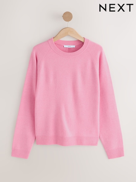 Rosa - Supersoft Crew Neck Long Sleeve Jumper (H21771) | R$ 190