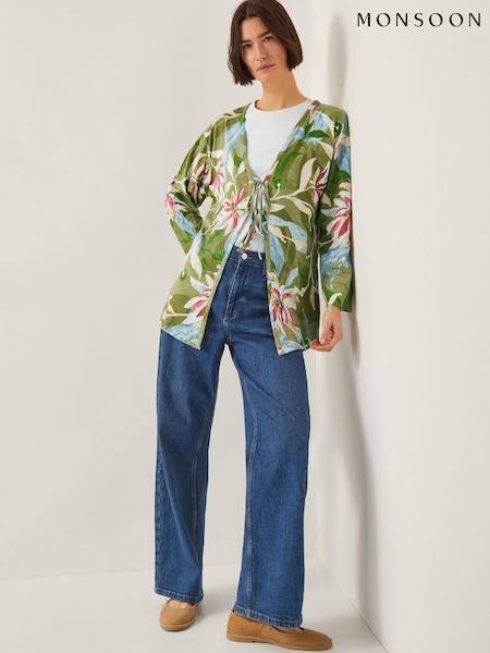 Monsoon Piper Linen Blend Tie Top (H21827) | €87