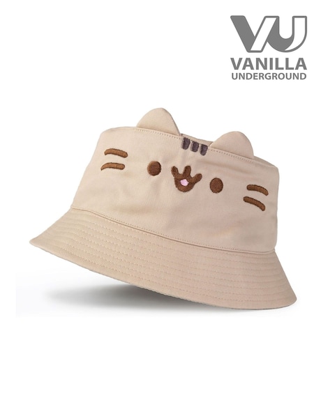 Vanilla Underground Brown Girls Pusheen Bucket Hat (H21829) | €20