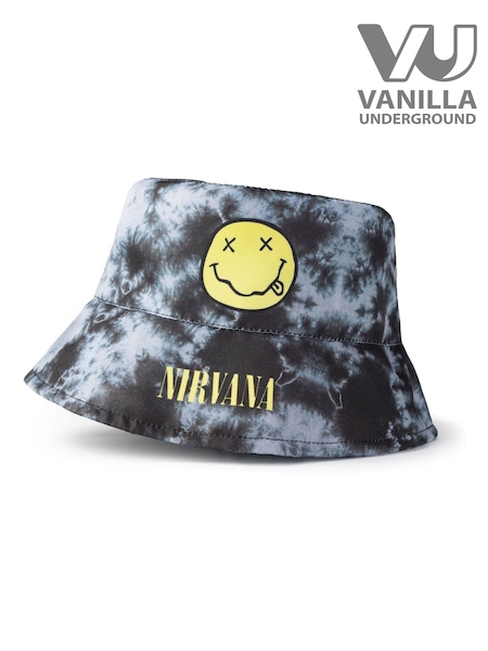 Vanilla Underground Black Kids Nirvana Bucket Hat (H21846) | €20