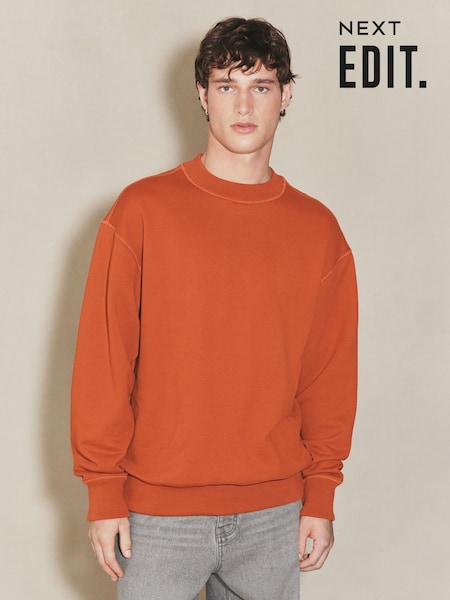Red EDIT Long Sleeve Sweatshirt (H21989) | €44
