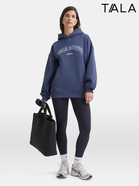 TALA Blue Active Embroidered Hoodie (H22195) | ₪297