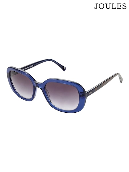 Joules Blue Oversized Rounded Square Sunglasses (H22222) | R$ 640