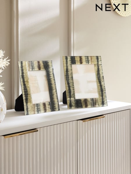 Neutral Textured Ombre Pattern Glass Photo Frame (H22228) | €18 - €21