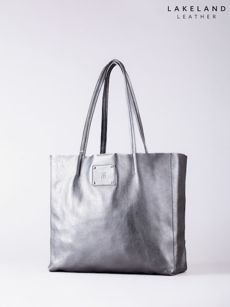 Lakeland Leather Silver Tarnly Tote Bag (H22275) | €95
