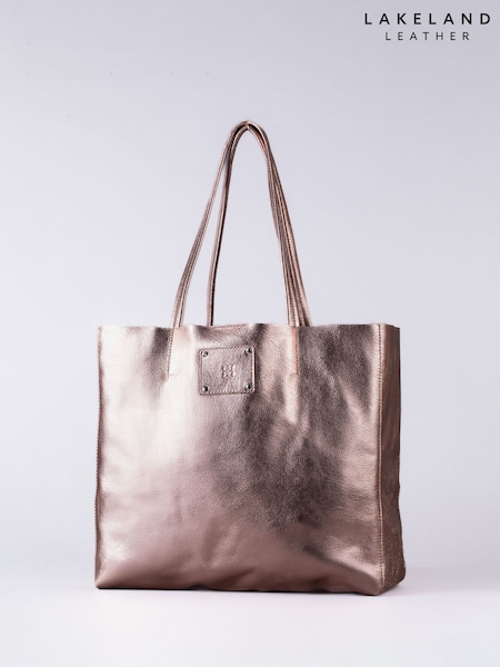 Lakeland Leather Pink Tarnly Tote Bag (H22285) | €95