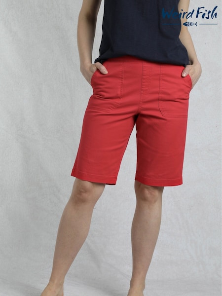 Weird Fish Red Kinnie Summer Shorts (H22379) | €50