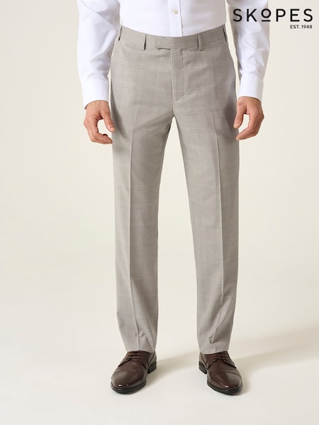 Skopes Natural Tailored Fit Check Charlie Suit Trousers (H22448) | €86