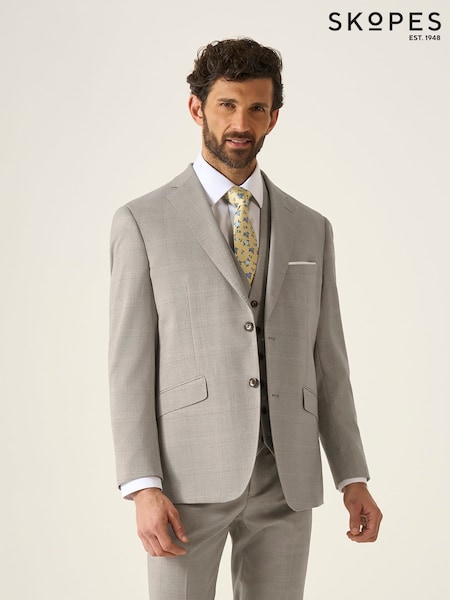 Skopes Natural Tailored Fit Check Charlie Suit Jacket (H22463) | €152