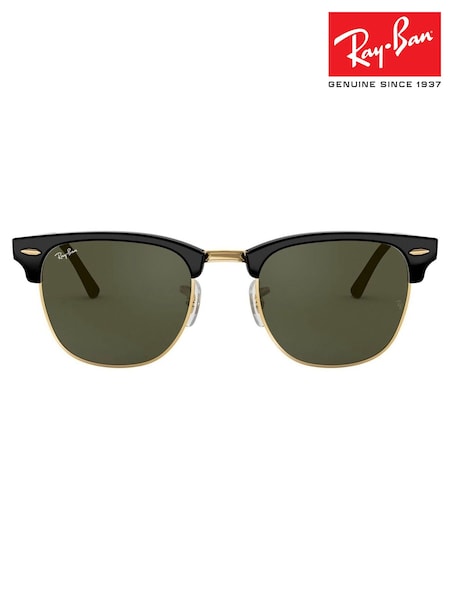 Ray Ban Clubmaster Square Black Sunglasses (H22549) | €198