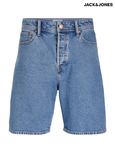 Albastru - JACK & JONES Loose Fit Denim Shorts (H22787) | 186 LEI