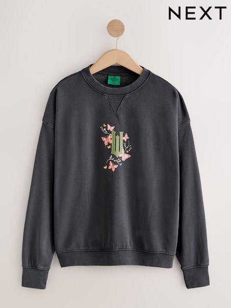 Navy Official Wicked Licence Graphic Longsleeve Crewneck Sweatshirt (H22817) | €54