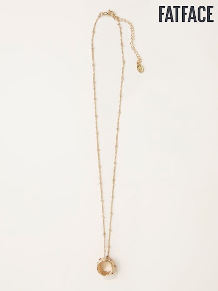 FatFace Gold Tone Ring Necklace (H23052) | €19