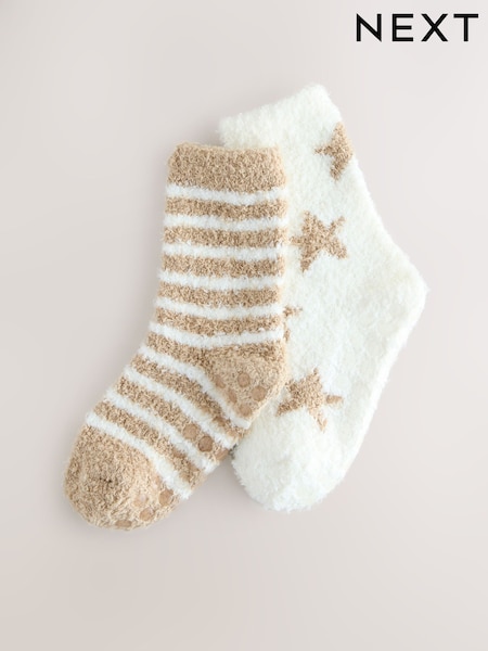 Neutral Cosy Socks 2 Pack (H23156) | R$ 80 - R$ 100