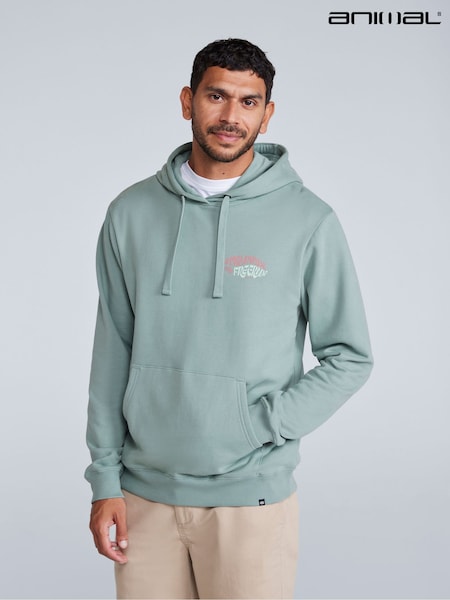 Animal Light Green Mens River Hoodie (H23196) | R$ 485
