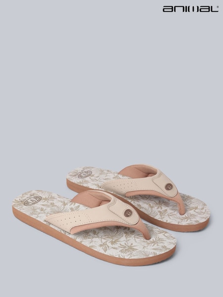 Animal Natural Mens Jekyl Flip Flops (H23197) | kr610
