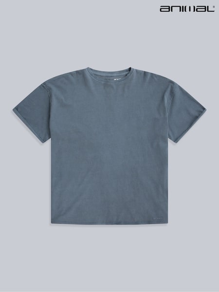 Sininen - Animal Oversized Womens Harper 100% Cotton T-Shirt (H23200) | €44