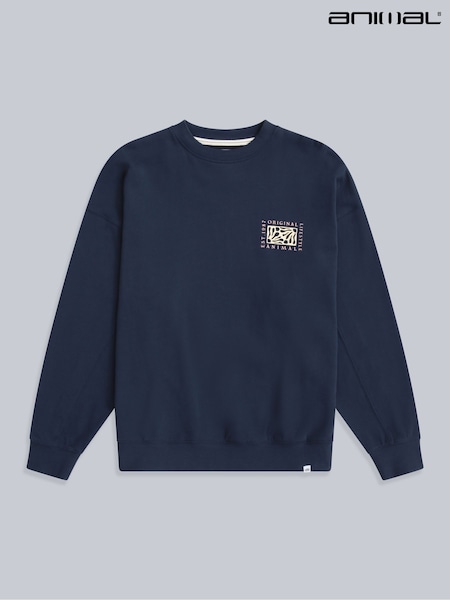 أزرق - Animal Womens Dakota Sweatshirt (H23226) | ‏204 د.إ.‏