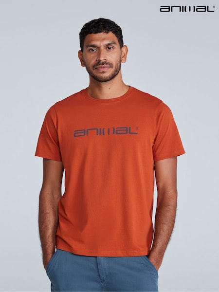 Animal Orange Classico Mens 100% Cotton T-Shirt (H23227) | R$ 225