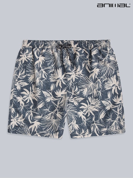 Темно-серый - Animal Mens Deep Dive Printed Quick Drying Board Shorts (H23243) | €46