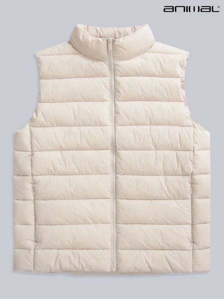 Бежевый - Animal Womens Light Cosi Water Resistant Gilet (H23250) | €70