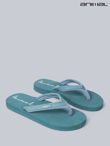 Animal Light Green Womens Swish Flip Flops (H23253) | R$ 315