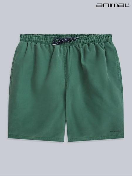Зеленый - Animal Mens Deep Dive Quick Drying Board Shorts (H23260) | €42