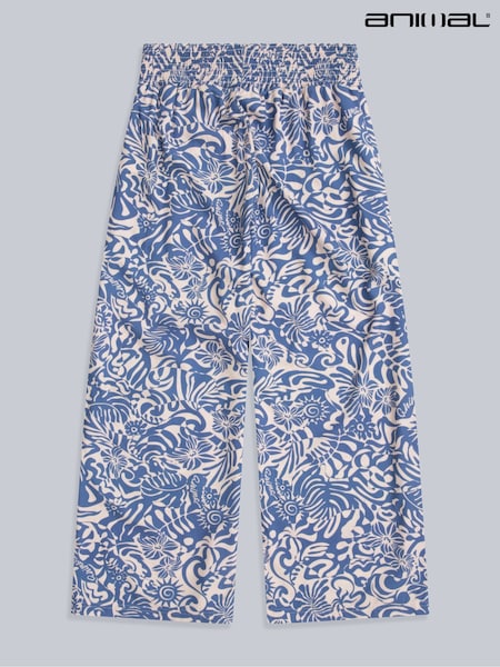 Синий - Animal Women's Cropped Trousers (H23268) | €58