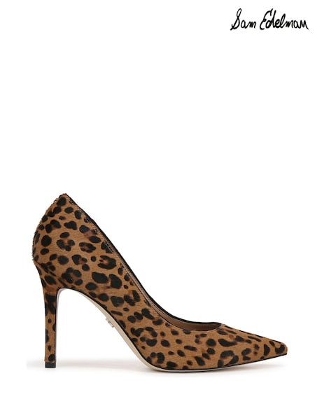 Sam Edelman Regular Fit Hazel Pointed Toe Brown Heels (H23342) | R$ 1,680