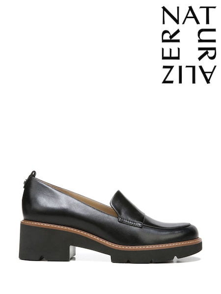 Naturalizer Wide Fit Darry Slip-On Black Loafers (H23354) | € 158