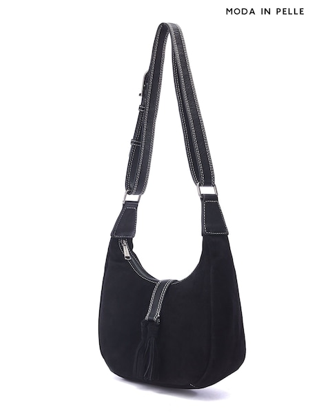 Moda in Pelle Alice Bag Shoulder Bag With Tassle Detail (H23367) | ₪498